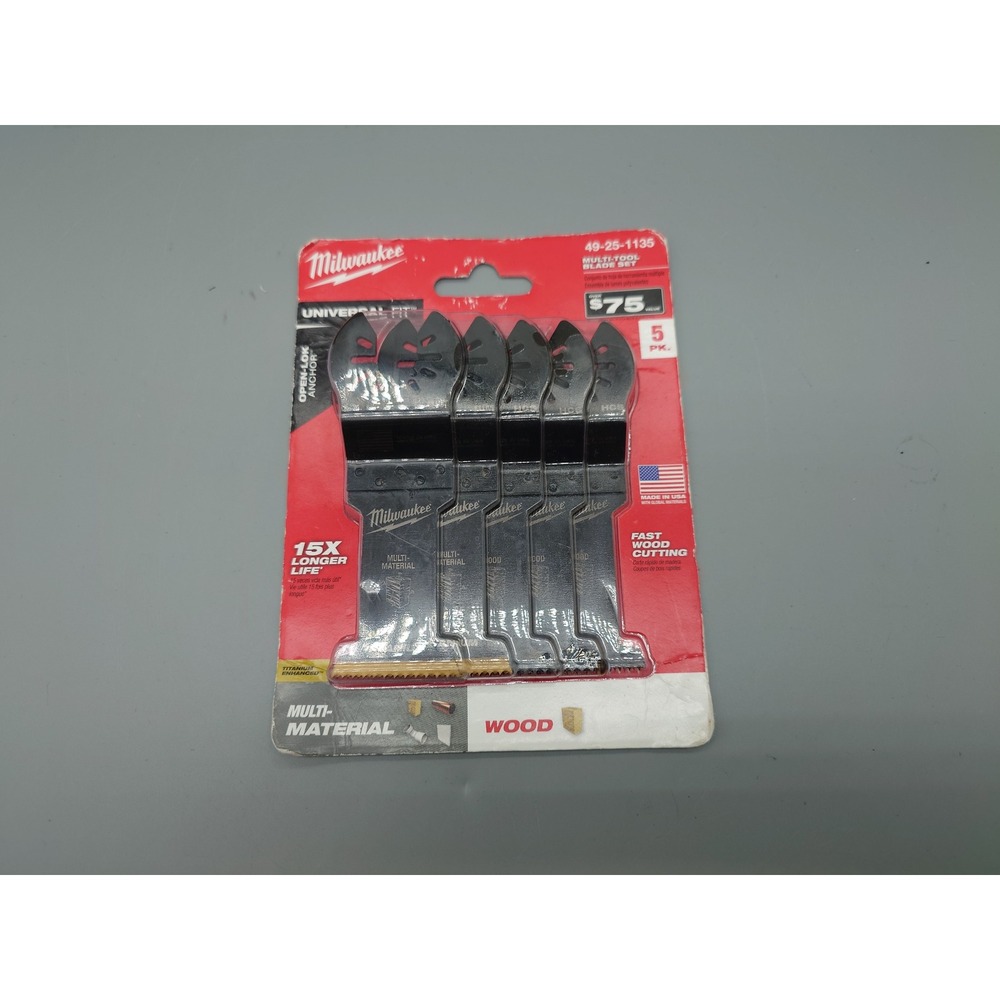 Milwaukee Multi-Tool Blade Set 5 PK 49-25-1135 [GNH015417]